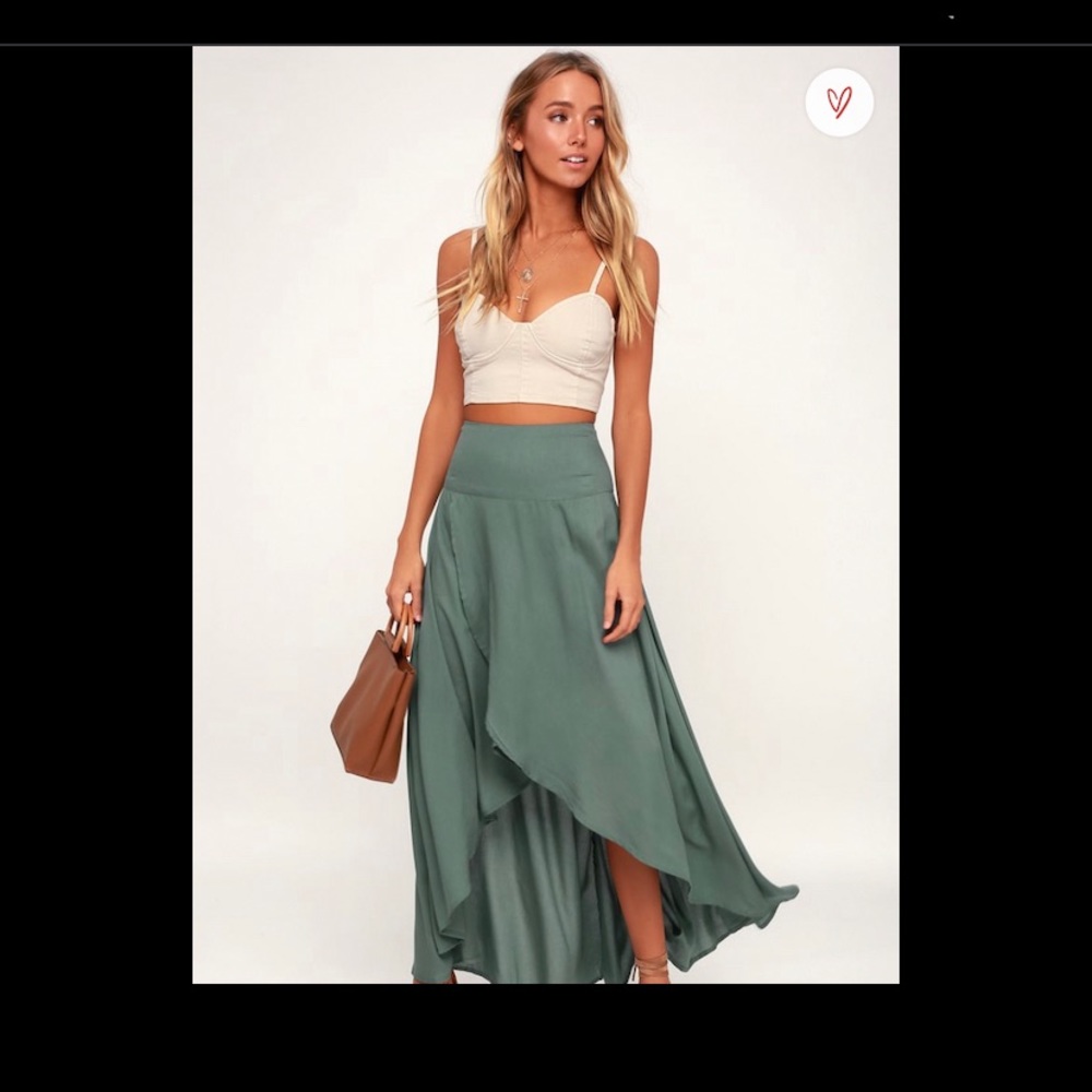 High-low Maxi Skirt, New with tags